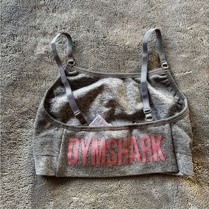 Gymshark Gray and Pink sports bra